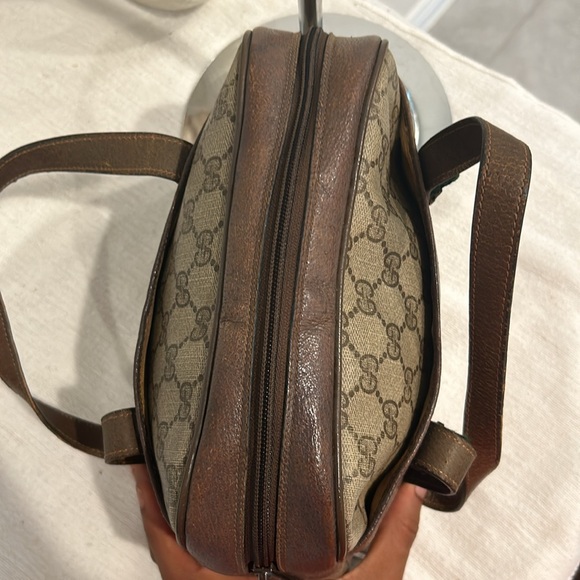 GUCCI LEATHER BOSTON HAND BAG - Picture 6 of 14